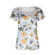 thumbnail image 4 of Blusa suelta de manga corta con cuello en V informal estampada a la moda para mujer OAVQHLG3B Store lin121212, 4 of 4