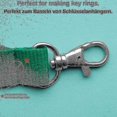 thumbnail image 3 of Keychain Retro Style Carabiner Removable Shape 360 Rotating Keychain For Males (30pcs), 3 of 5