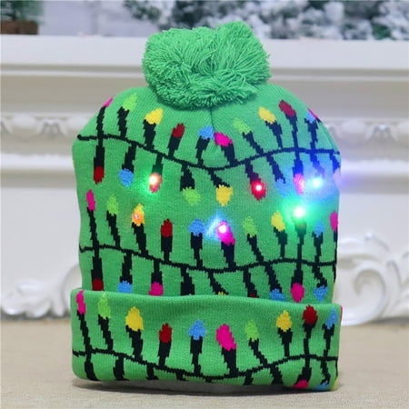 LED Light-up Knitted Ugly Sweater Holiday Valentines Day