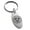 Silver, variant on Stainless Steel Celtic Triskele Triskelion Triple Knot Engraved Small Oval Charm Keychain Keyring