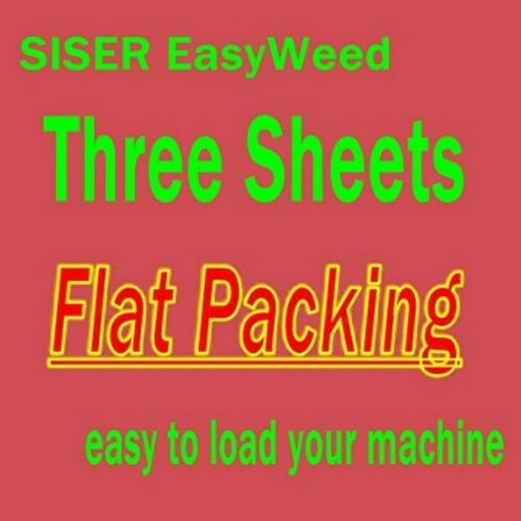 Siser EasyWeed Drap 15"x12 Pouces (Hibiscus, Lot de 3)
