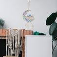 thumbnail image 4 of Gigicloud Ramadan Kareem Wooden Moon Hanging Ornaments with Cord Eid Al-fitr Ramadan Mubarak Eid Hanging Ornament for Party Festival Home Decoration A, 4 of 9