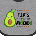 thumbnail image 3 of Inktastic Tía's Little Avocado with Cute Baby Avocado Boys or Girls Baby Bib, 3 of 3