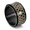 Black, variant on Men's Honeycomb Spinner Ring, Stainless Steel 12mm Glow Fidget Wide Band, Rotating Hexagon Design, US Sizes 7-12, Mechanical Style, Gift for Him for Birthdays, Graduation and Holidays