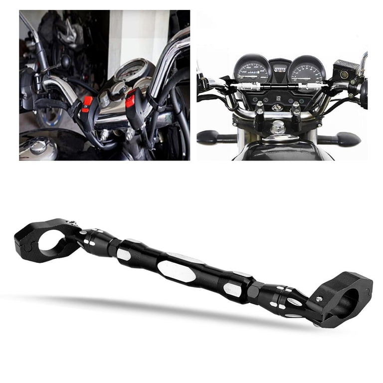 Ejoyous Motorcycle Balance Bar - Aluminum Alloy Cross Bar, Universal 22mm Handlebar Mount (Black, Red, Silver, Gold, Blue)
