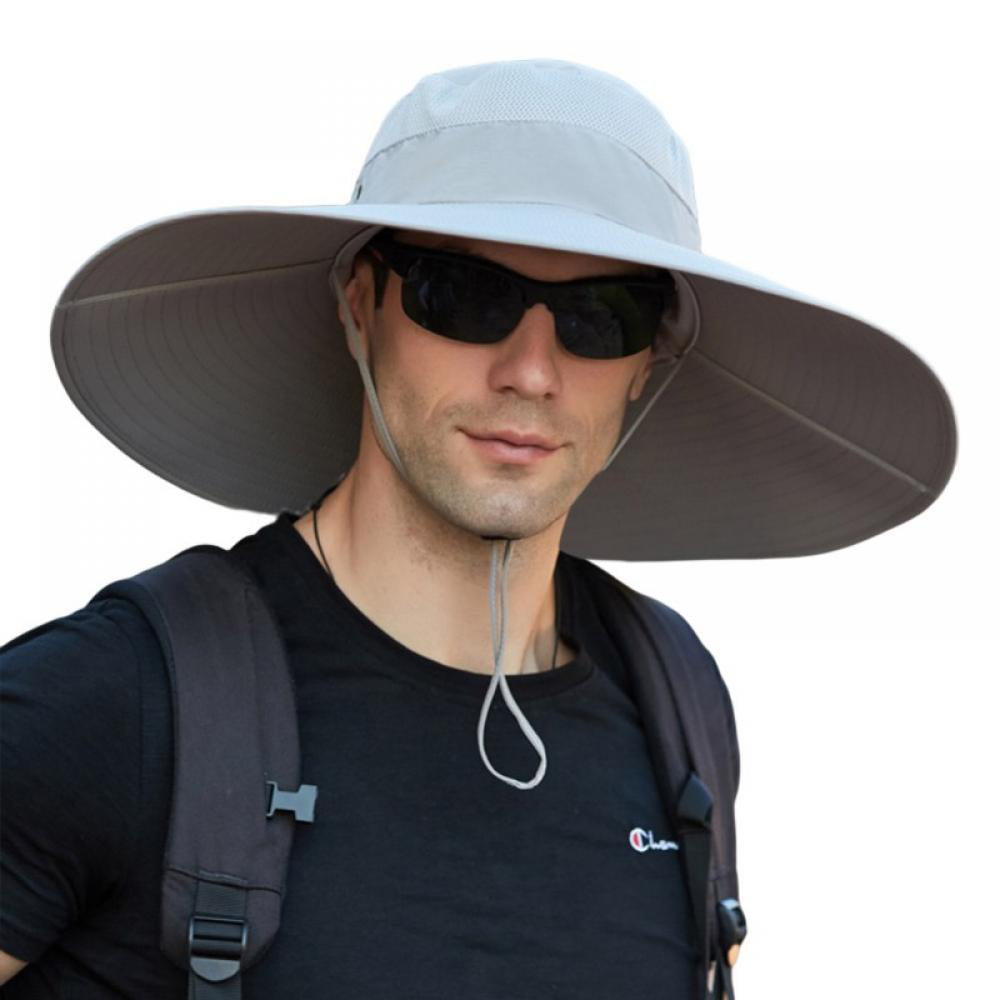 Sun Hat for Men/Women,Waterproof Wide Birm Bucket Hat UV Protection UPF ...