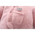 thumbnail image 5 of Hicidod Newborn Onesie Unisex Footie Outfit Suit Girls Boys Fleece Warm Jumpsuit Romper Hooded Coat Winter Clothes Outwear, 5 of 7