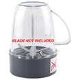 thumbnail image 5 of 18 oz Handled Short Cup with Flip Top To-Go Lid Replacement Part Compatible with NutriBullet 600W 900W Blenders NB-101B NB-101S NB-201, 5 of 6