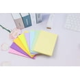 thumbnail image 3 of DADHOT (8 Pack) Lined Sticky Notes 4X6 in, Morandi Pastel Colors Ruled Post, Super Sticking Power Big Rectangle Memo for Office, Home, School, 40 Sheets/Pad, 3 of 6