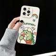 thumbnail image 4 of Cartoon Cute Dinosaur Creative Kawaii Soft Silicone Case Compatible with iPhone Case (Lucky-Blue,iPhone 12 Pro), 4 of 10