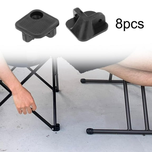 CUTICATE 8Pcs Camping Chair Connectors Folding Chair Repair Accessories Replace Parts Camping Chair Attachment for Fishing Lawn Garden A