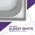 thumbnail image 2 of ANZZI Tier 36 X 60 In. Right Drain Single Threshold Shower Base In White - SB-AZ04RD, 2 of 7
