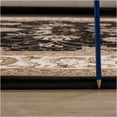 thumbnail image 4 of JERFIT Black and Ivory Traditional Area Rug 7x10 Feet, Victorian Ornate Pattern Non-Shedding Stain Resistant Indoor Rug for High Traffic Areas, Soft Polypropylene Carpet for Living Room Bedroom, 4 of 6