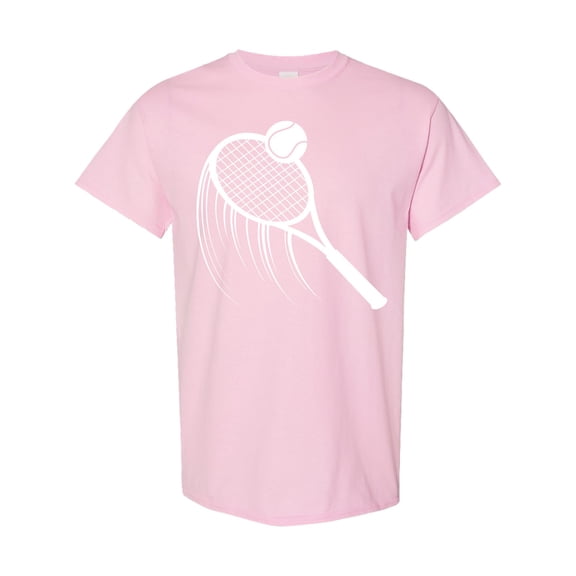 Inktastic Swinging Tennis Racket T-Shirt