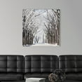 thumbnail image 3 of Great Big Canvas "A Road And Trees Covered In Snow In Winter, Winnipeg, Manitoba, Canada"  by Keith Levit Dark Gray    Wrapped Canvas Print Wall Artwork, 3 of 7