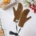 thumbnail image 4 of USB Rechargeable Heated Gloves - Touchscreen Compatible Acrylic Fiber Winter Gloves for Skiing, Cycling & Cold Weather Work, 4 of 6
