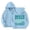 Blue, variant on Cute Hoodies for Kids Girls Aesthetic Preppy Sweatshirts Trendy Puff Hoodie Girl's Letter Graphic Casual Pullover