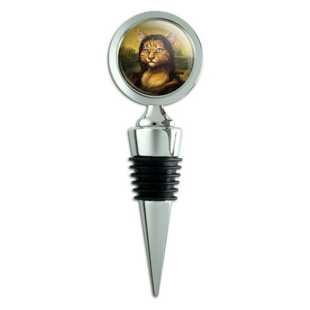 

Meowna Lisa Mona Cat Leonardo da Vinci Wine Bottle Stopper