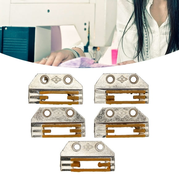Perro de alimentación para máquina de coser perro de alimentación plano para máquina de fácil montaje 5 piezas para reemplazo ANGGREK Otros