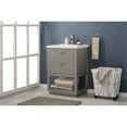 thumbnail image 3 of Design Element Klein 24" Single Sink Bathroom Vanity In Gray, 3 of 5