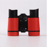 Binoculars, Small Binoculars, Shockproof Compact Portable Toy, Gifts for 3-12 Years Old Boys, Christmas and Birthday Gifts, Children's Party Gifts (4 * 30 Red)