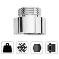 thumbnail image 2 of 1pcs faucet adapter - silver, 2 of 5