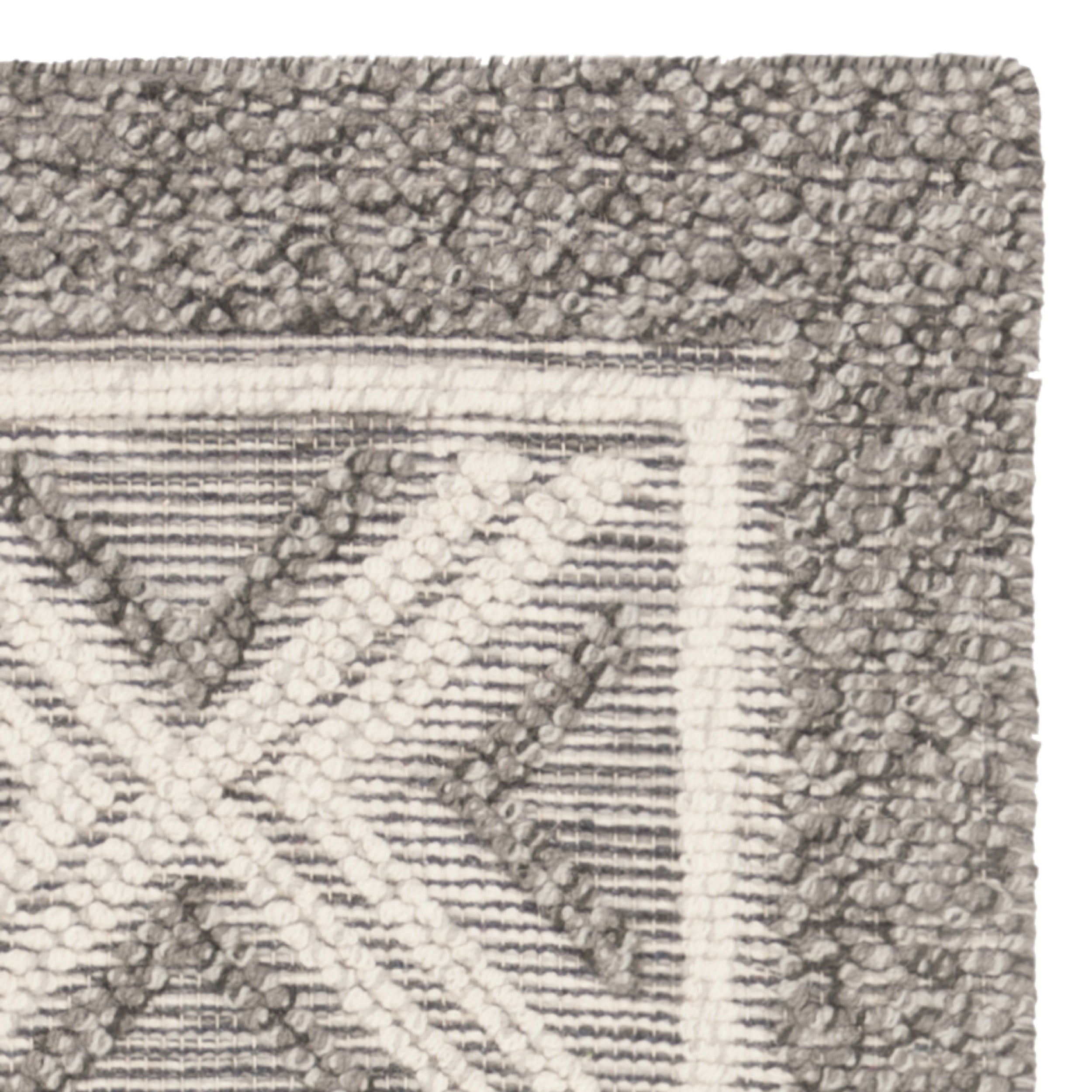 SAFAVIEH Vermont Hyde Geometric Runner Rug, Grey/Ivory, 2'3" x 6'