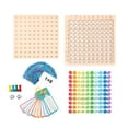 thumbnail image 4 of tabla de multiplicar,Juego de mesa de multiplicación Montessori de madera,Tablero de multiplicación de matemáticas de madera educativo,Tablero de bloques de conteo de matemáticas para, 4 of 9