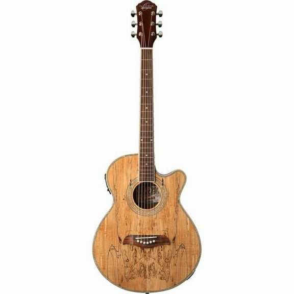 Oscar Schmidt OG10CESM Concert Size Spruce Top Mahogany Neck 6-String Acoustic-Electric Guitar