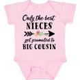 thumbnail image 3 of Inktastic Only the Best Nieces Get Promoted to Big Cousin Boys or Girls Baby Bodysuit, 3 of 5
