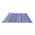 thumbnail image 2 of Ahgly Company Machine Washable Indoor Rectangle Abstract Blue Modern Area Rugs, 7' x 9', 2 of 4