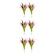 thumbnail image 5 of Matsuzay 2 paquetes/lote de plantas artificiales ecológicas combinadas de elegancia y frescura para el espacio vital Low Red Type1 NO1, 5 of 6