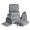 Gray, variant on OKAKA 7 Set Packing Cubes Luggage Organizer Bags Lightweight Breathable for Travel Accessories,Beige