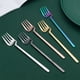 thumbnail image 5 of Moyic Juego de cubiertos de acero inoxidable Tenedores Vajilla Cubiertos de cocina Essentials Picnic Boda Ceremonia Fiesta Celebraciones Mostrada Vistoso, 5 of 6