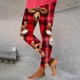 thumbnail image 5 of QATAINLAV Christmas Gifts Women's Tummy Control High Waisted Leggings Full Length Holiday Printed Stretch Yoga Pants, 5 of 5