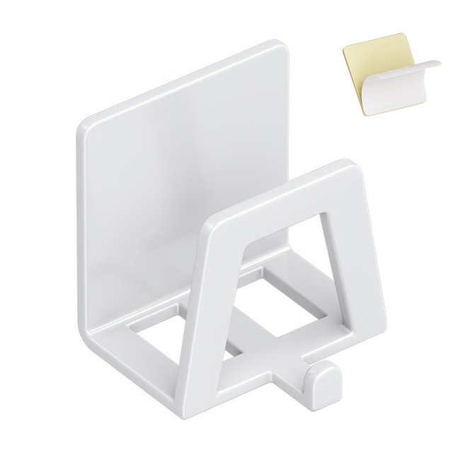 Soporte de esponja de acero al carbono, escurridor de fregadero autoadhesivo, estante de esponja de secado, almacenamiento de cocina, ganchos de pared, organizador, 1 ud.