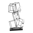 thumbnail image 4 of Estatua abstracta de Thinker, adorno de escritorio de aleación, colección única de escritorio para dormitorio, oficina, gabinete novedoso, decoración, 4 of 8