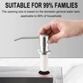 thumbnail image 6 of Qonioi Kitchen Sink Detergent Dispenser, 304 Stainless Steel Extension Pipe for Liquid Soap, Detergent Pump, Soap Dispenser, 6 of 7