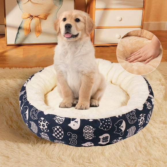 EGNMCR Dog Bed, Cat Bed, Pet House Pet Mat Pet Dog Bed Dog Kennel Mat Round Warm Four Seasons Universal Cat bed