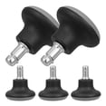 thumbnail image 5 of Office Chair Replacement Wheel Bell Glides Replacement Stable Seating for Office Workers 5Pcs., 5 of 5