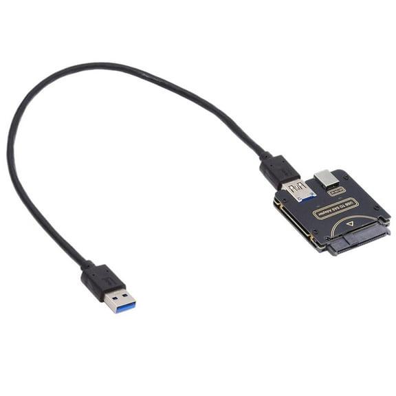 JSER SFF-8482 SAS 29Pin to USB 3.0 5Gbps Hard Disk Drive Raid Adapter with Chipset and Power Port (Need 12V/3A Power Supply)