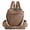 Brown, variant on GOIACII Backpack Handbag for Women Soft Leather Shoulder Bag with Hidden Zipper, Adjustable Crossbody Bag for Travel and Daily Commute