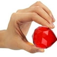 thumbnail image 4 of 2pcs 40mm Vintage Feng Shui Faceted Decorative Colorful Crystal Ball Prisms, 4 of 5