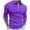 Purple, variant on Jalioing Men's Golf Shirt Casual Long Sleeve Half Zip Collared T Shirt Dressy Fashion Ribbed Stretchy Tops