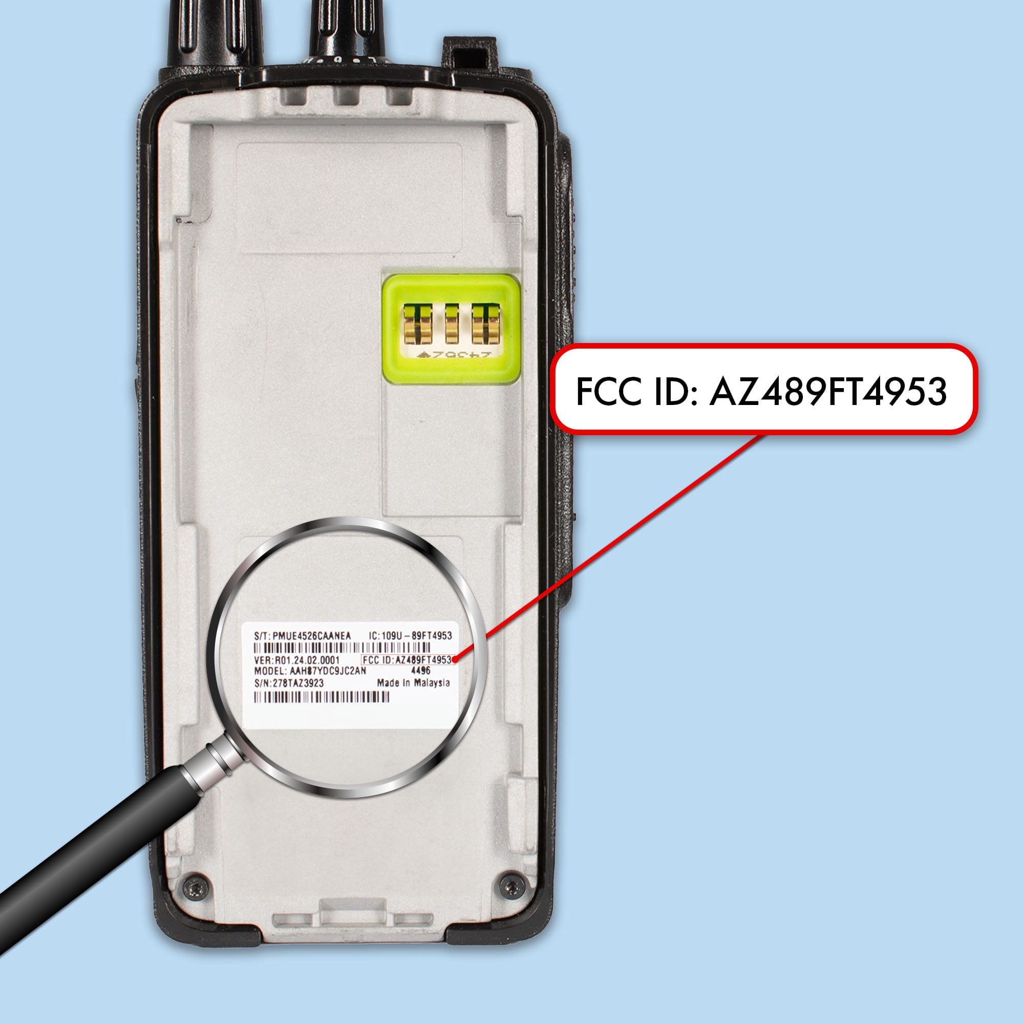 Motorola CP100D Analog UHF Portable Non-Display Two Way Radio, 16 Channel, 4 Watt (403-480MHz)