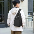 thumbnail image 4 of Men's Sling Bag Lightweight Crossbody Chest Bag Water Repellent Casual Daypack For Travel Outdoor Daily Use, 4 of 6