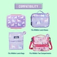 thumbnail image 2 of Wildkin Kids Reusable Food Container Bento Box (Unicorn), 2 of 7
