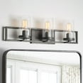 thumbnail image 1 of LNC 3-Light Farmhouse Antique Silver Bathroom Vanity Light with Seeded Glass,Indoor Wall Sconce, 1 of 10
