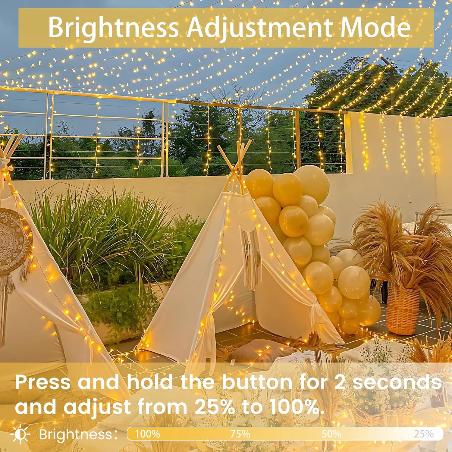 Christmas Lights Outdoor 2Pack, GHODEC Total 400LED 196.8ft Christmas Lights Plug in with Remote Control, 8 Modes Waterproof Fairy Tree String Lights for Wedding Christmas Indoor Outdoor Decor