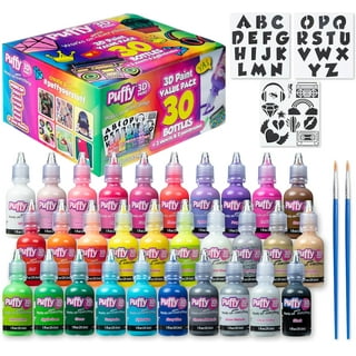 Hello Hobby Washable Finger Paints, Resealable Jars, Safe & Non-Toxic, 6  Pack
